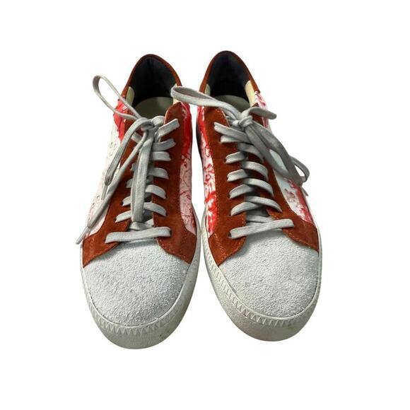 Avant Toi Platform Eyelet Italian Sneakers Women’s Size 7 Lace Up Casual Comfort - Picture 2 of 5